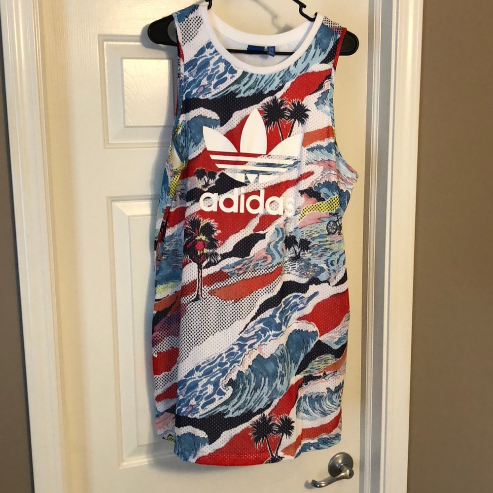 Adidas Originals Printed Tank Dress
